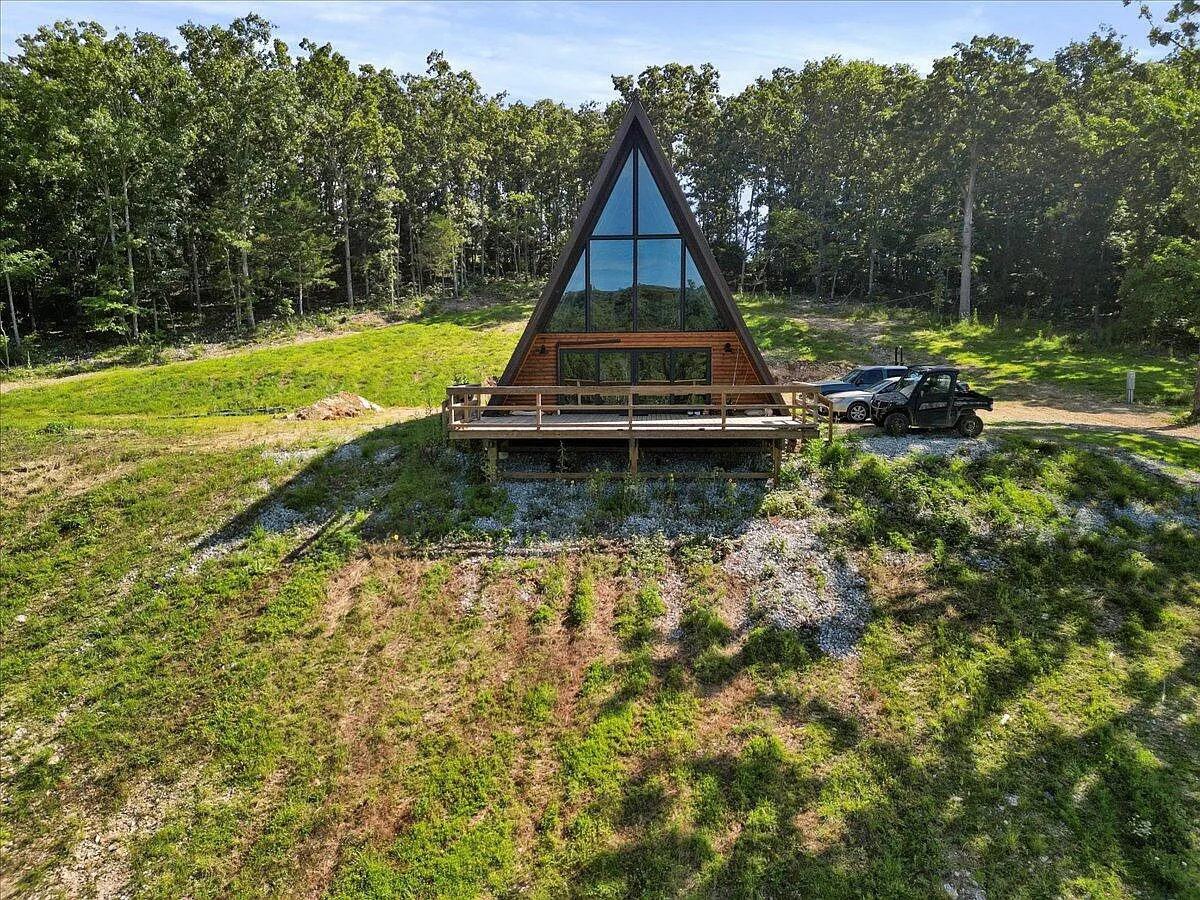 Modern A-Frame Retreat on 150+ Acres of Private Ozark Beauty