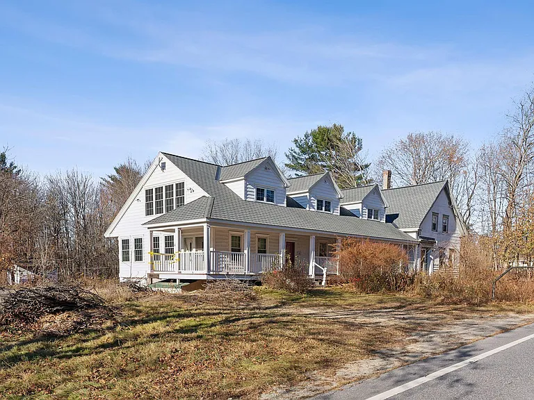 Historic Maine Farmhouse Ready for Restoration in a Peaceful Country Setting
