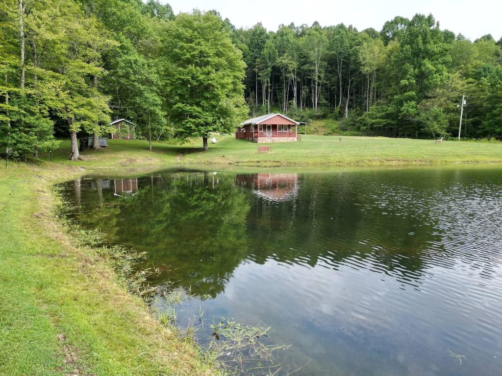Secluded 11+ Acre Off-Grid Property with Pond in Cave, West Virginia