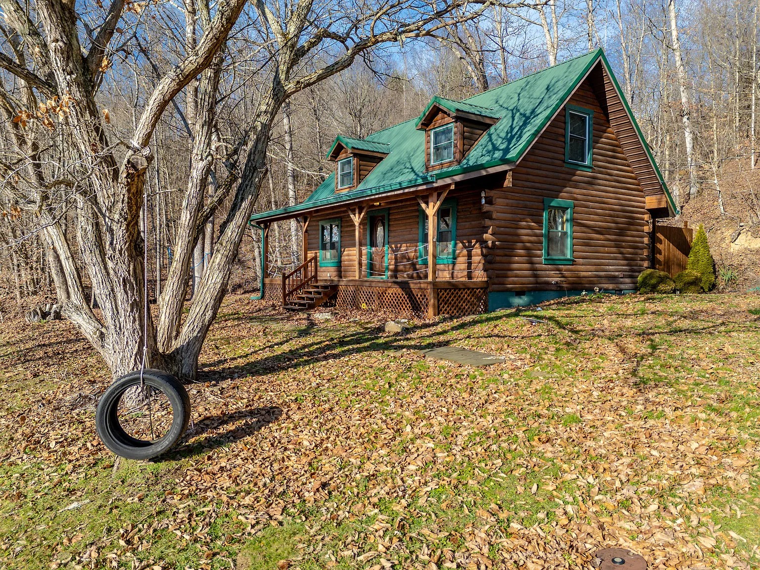 Charming Log Cabin on 1.29 Acres in Vanceburg, KY