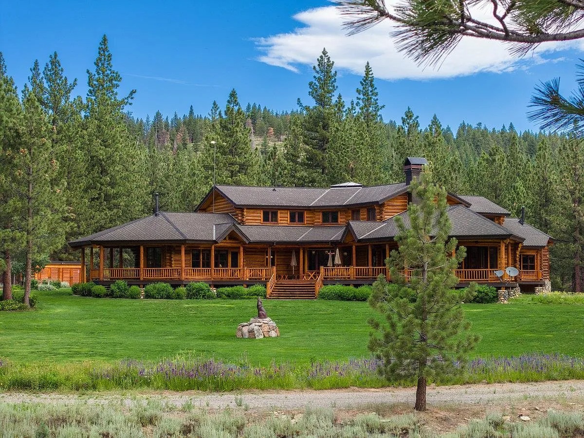 Stunning Log Home Set on 240 Acres of Pristine Land