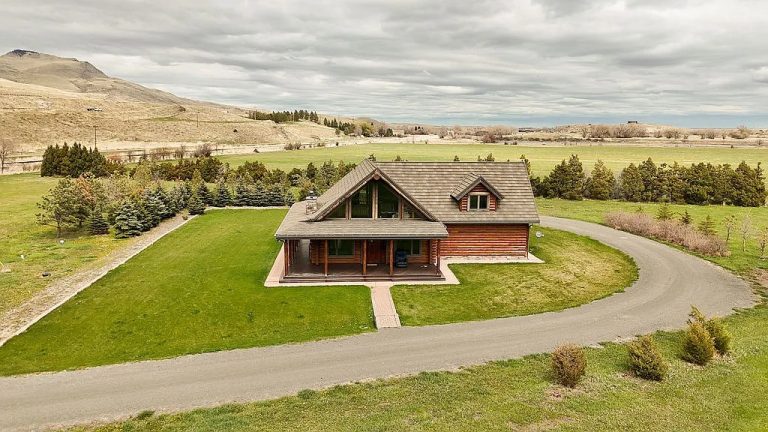 Rustic Log Home on Expansive Montana Acreage