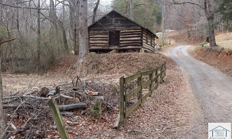 Charming Historic Log Cabin on Private Acreage with Stream Frontage