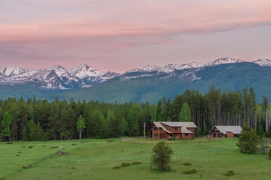 Secluded Log Cabin Retreat on Expansive Montana Acreage