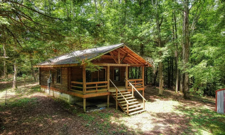 Peaceful Log Cabin on 6.6 Wooded Acres with Private Creek