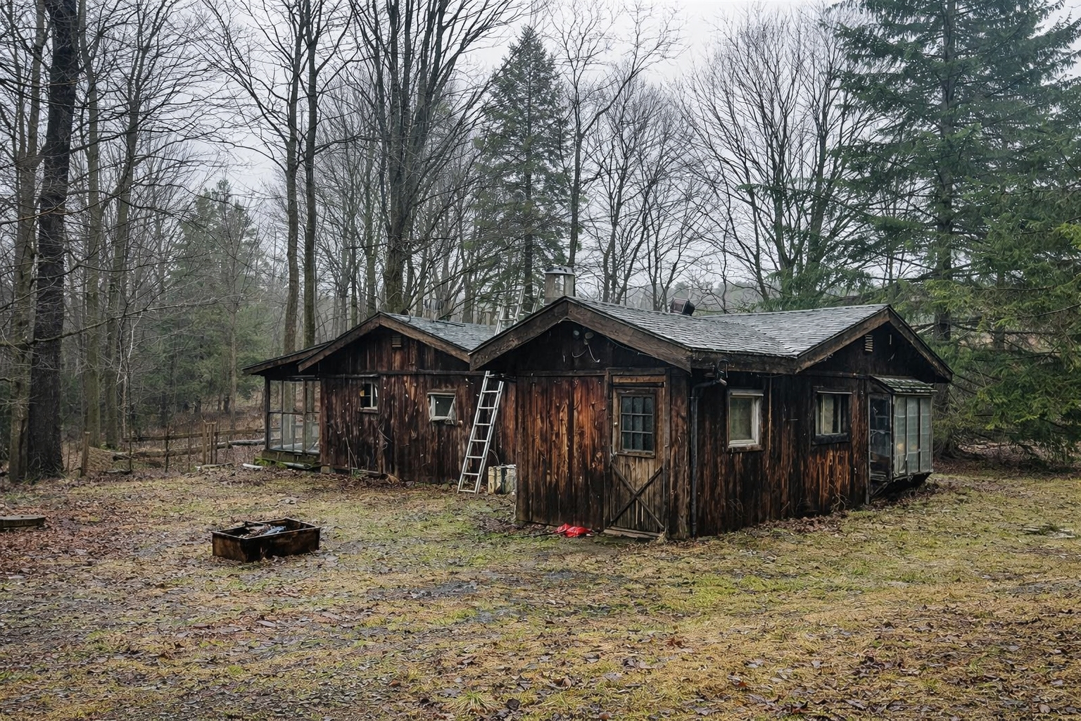 Country Property in Ripley, New York with Scenic Land and Potential