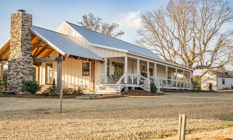 Luxury Modern Farmhouse Estate with Private Lake, Creek Frontage, and Prime Hunting Land