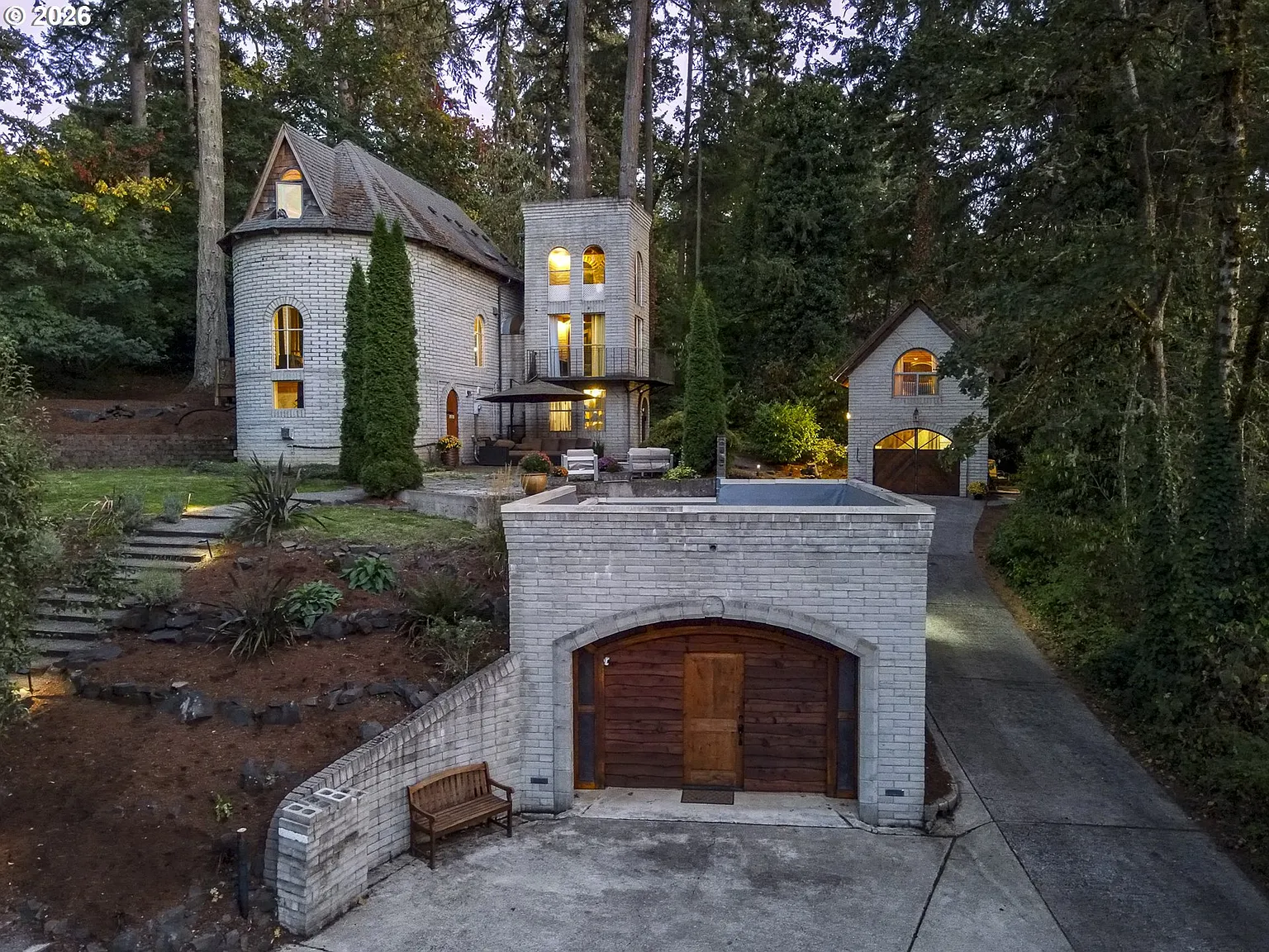 Whimsical Castle-Inspired Home in Eugene, Oregon