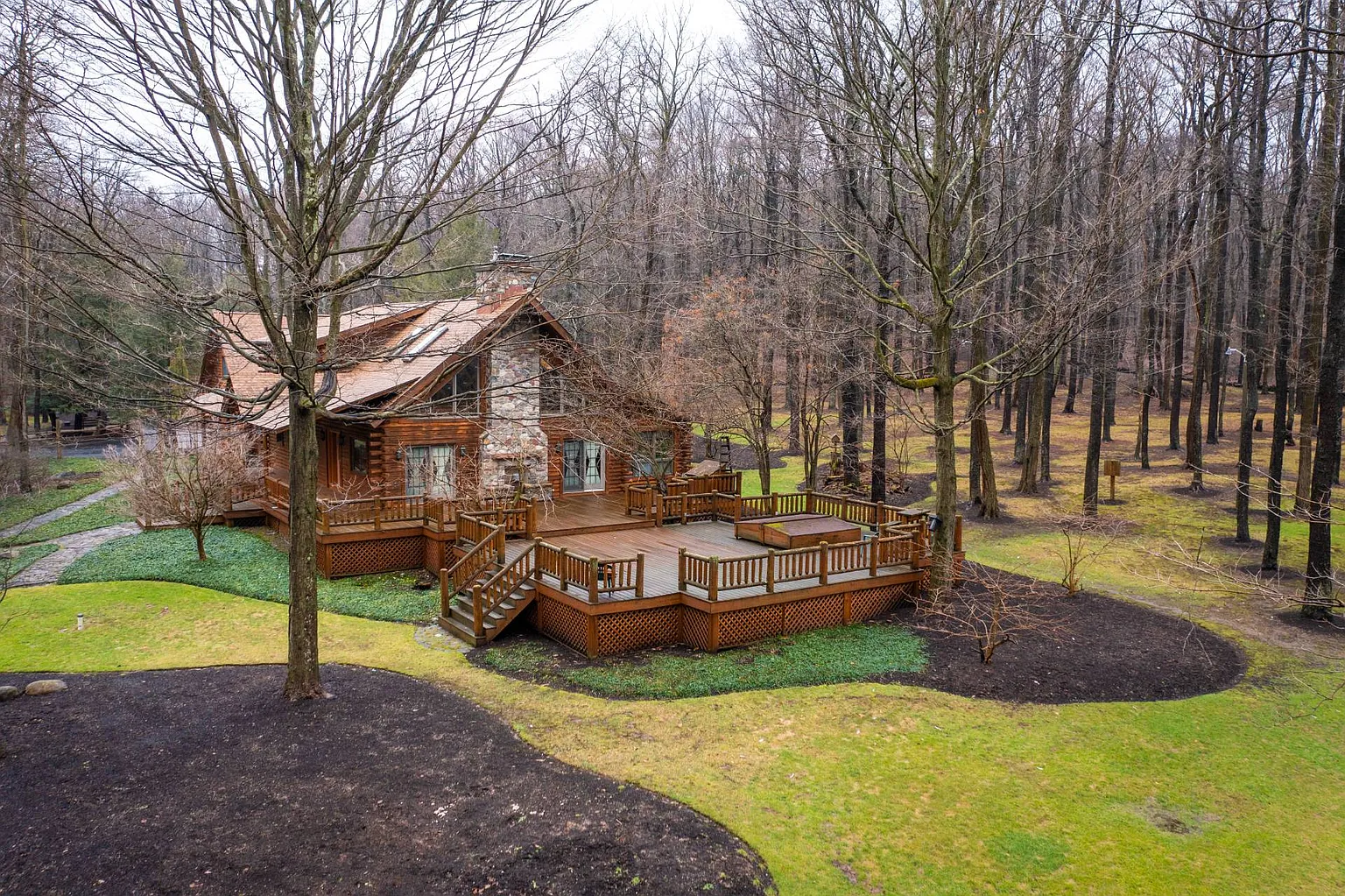 Luxury Country Estate with Stocked Pond in Clymer, New York