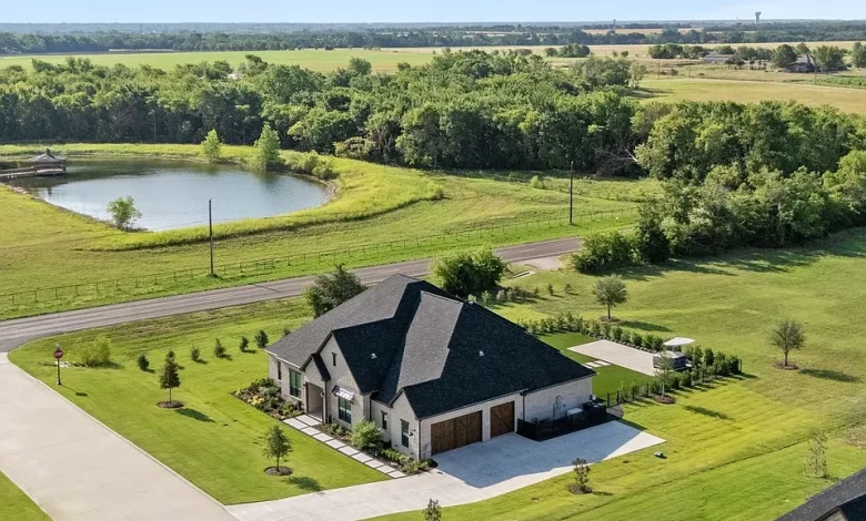 Custom Home on One Acre in Celina, Texas