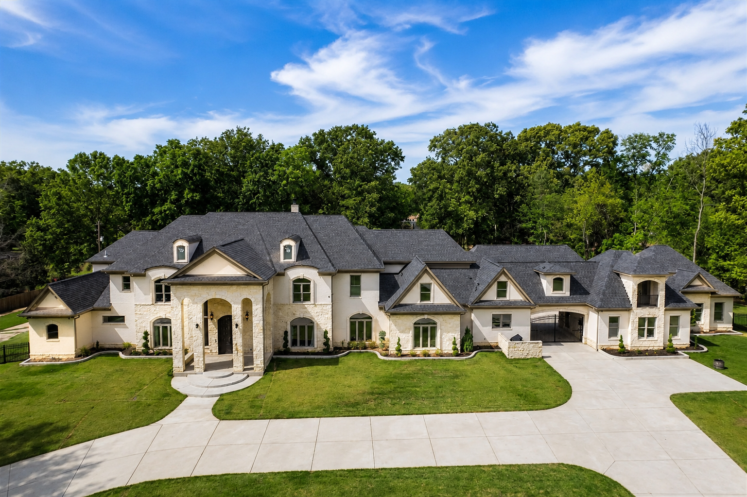 Elegant French Country Estate in Bartlett
